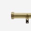 35mm Classic Antique Brass Stud Eyelet Curtain Pole