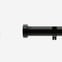 35mm Classic Matt Black Stud Eyelet Curtain Pole