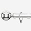 35mm Allure Classic Polished Chrome Ball Finial
