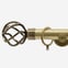 35mm Allure Signature Antique Brass Cage Finial