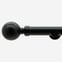 35mm Allure Signature Matt Black Ball Finial Eyelet