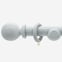 35mm Prime Slate Grey Ball Curtain Pole