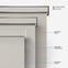 Coulisse Bergen Blackout Sand