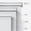 Coulisse Bergen Blackout White