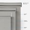 Coulisse Hampton Blackout Sand