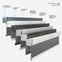 Coulisse Hampton Blackout Anthracite