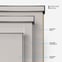 Coulisse Detroit Blackout Liemestone