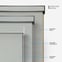 Coulisse Hampton Blackout Light Grey