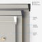 Coulisse Bergen Blackout Sand