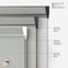 Coulisse Hampton Light Grey
