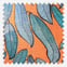 Edinburgh Weavers Tropical Leaf Tangerine