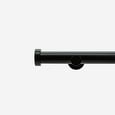 35mm Allure Signature Matt Black Stud Eyelet Curtain Pole