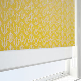 Boheme Summer & White Double Roller Blind