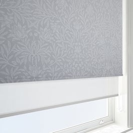 Florence Cathedral Grey & White Double Roller Blind