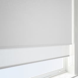 Isla Whisper & White Double Roller Blind