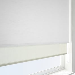 Plaza Whisper & Cream Double Roller Blind