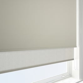 Spectrum Blackout Beige & Natural Double Roller Blind