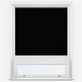 AquaLuxe Black & White Double Roller Blind