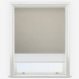 Leniro Blackout Natural & White Double Roller Blind
