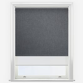 Leniro Blackout Rock Grey & White Double Roller Blind