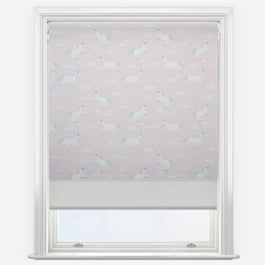 Eunice Candy & Grey Double Roller Blind