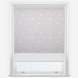 Eunice Candy & White Double Roller Blind