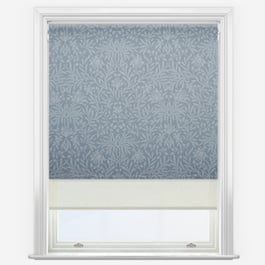 Florence Persian Blue & Cream Double Roller Blind