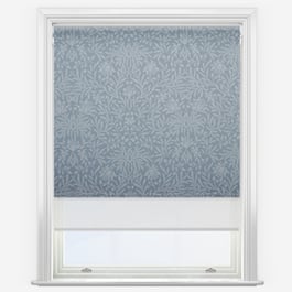 Florence Persian Blue & White Double Roller Blind