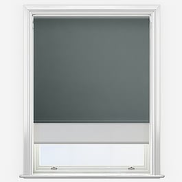 Optima Blackout Anthracite Grey & Grey Double Roller Blind