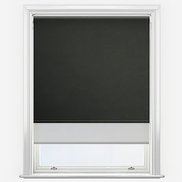Optima Blackout Black & Grey Double Roller Blind