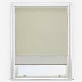 Optima Blackout Greige & Natural Double Roller Blind