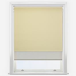 Optima Blackout Ivory & Natural Double Roller Blind