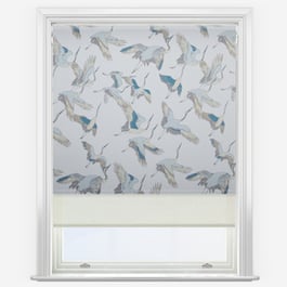 Herons Lupin & Cream Double Roller Blind