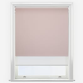 Pop Blackout Blush & White Double Roller Blind