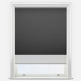 Spectrum Blackout Anthracite & Grey Double Roller Blind
