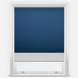 Spectrum Blackout Blue & Grey Double Roller Blind