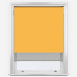 Absolute Yellow & Grey Double Roller Blind