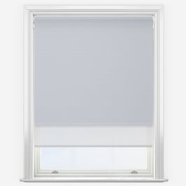 Touched By Design Supreme Blackout Mineral & Sunvue White Double Roller Blind