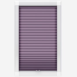 Louvolite Voile FR Grape Perfect Fit Pleated Blind