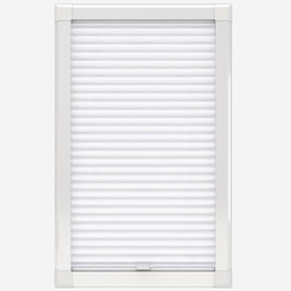 Touched By Design Dresden White Perfect Fit Pleated Blind