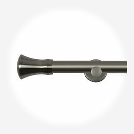 28mm Allure Signature Stainless Steel Trumpet Eyelet Curtain Pole