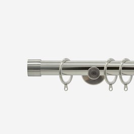 35mm Allure Signature Stainless Steel End Cap Finial Curtain Pole