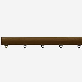 Surge Curved Antique Brass Curtain Track