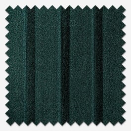Paoletti Corinthian Velvet Forest Green Eyelet Ready Made Curtain