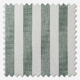 Yard Hebden Striped Forest Green Eyelet Ready Made Curtain