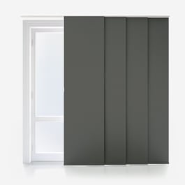 Touched By Design Absolute Blackout Dark Grey Panel Blind