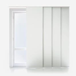 Touched By Design Absolute Blackout Prime White Panel Blind