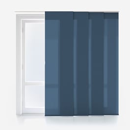 Touched by Design Deluxe Plain Airforce Blue Panel Blind