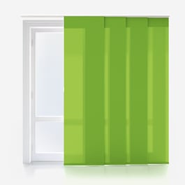 Touched by Design Deluxe Plain Apple Green Panel Blind
