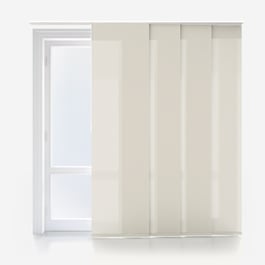 Touched By Design Deluxe Plain Cream Panel Blind
